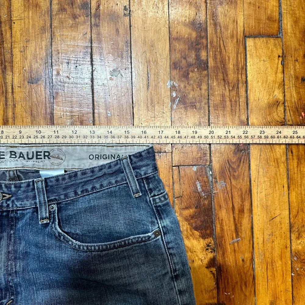 Eddie Bauer Jeans Men's 36x32 Blue Denim Regular Fit Straight Leg Medium Wash